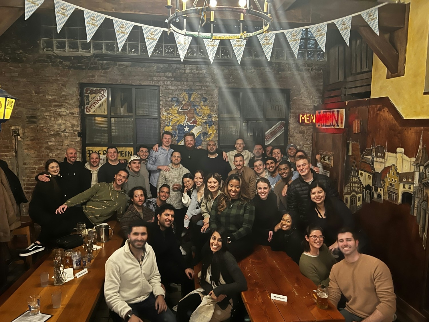 The US team celebrating our Series B Fundraise in NYC! 