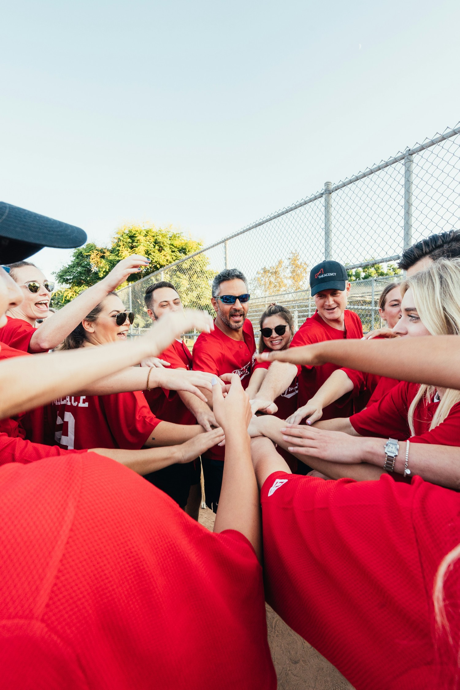 Team spirit during kickball