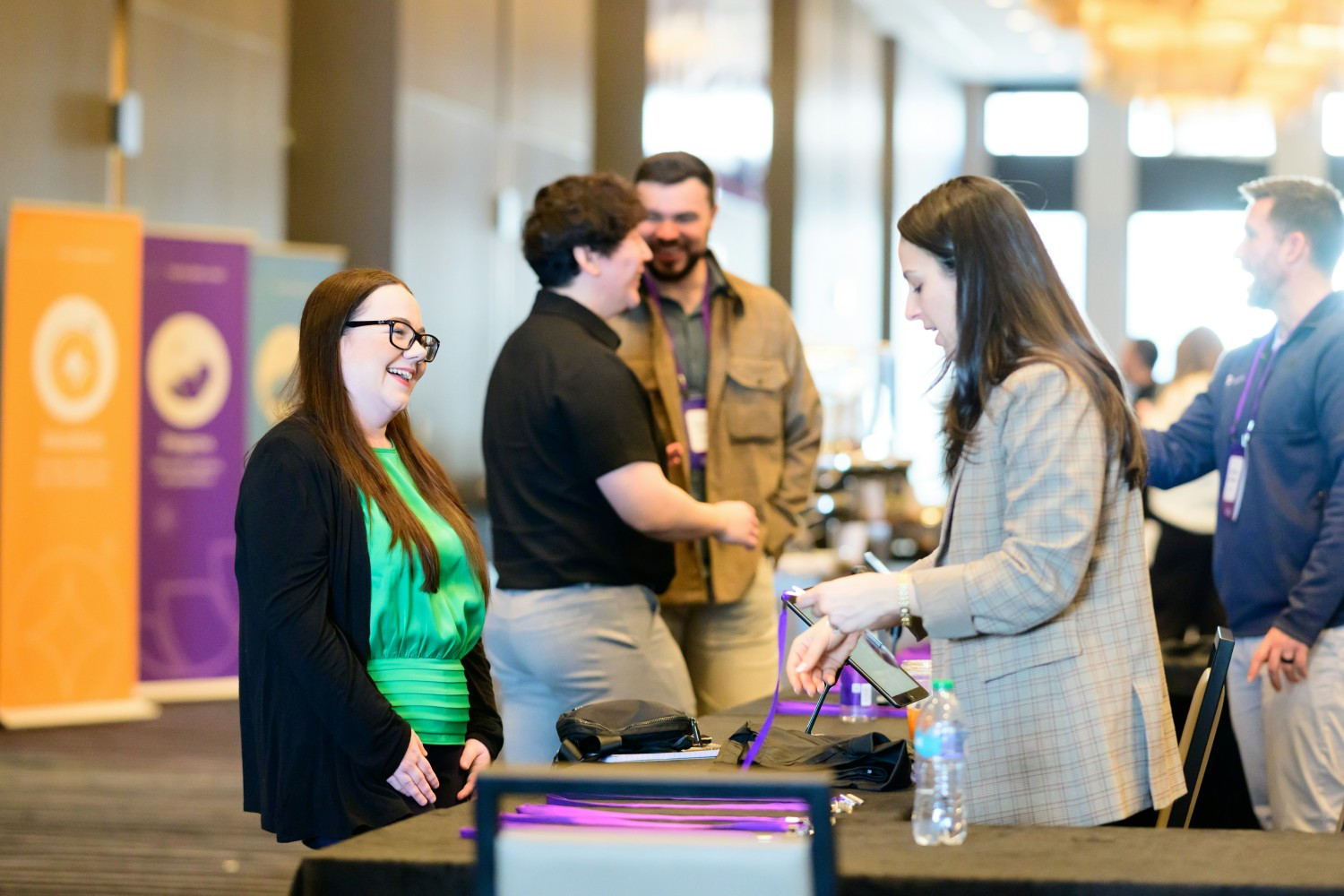 Welcoming employees to our annual company-wide kick off event.
