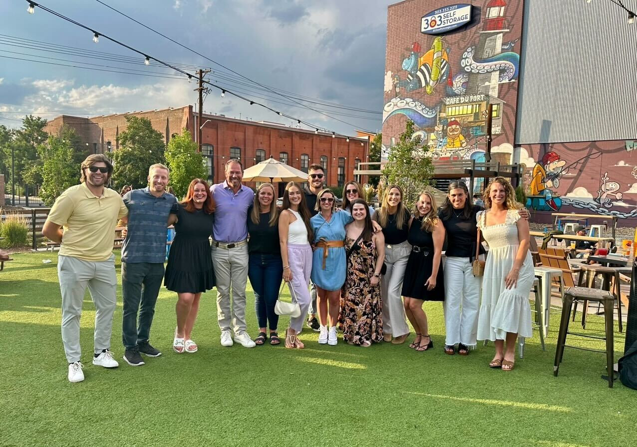 Denver Hub employees hanging out with our CEO while he was in town. 