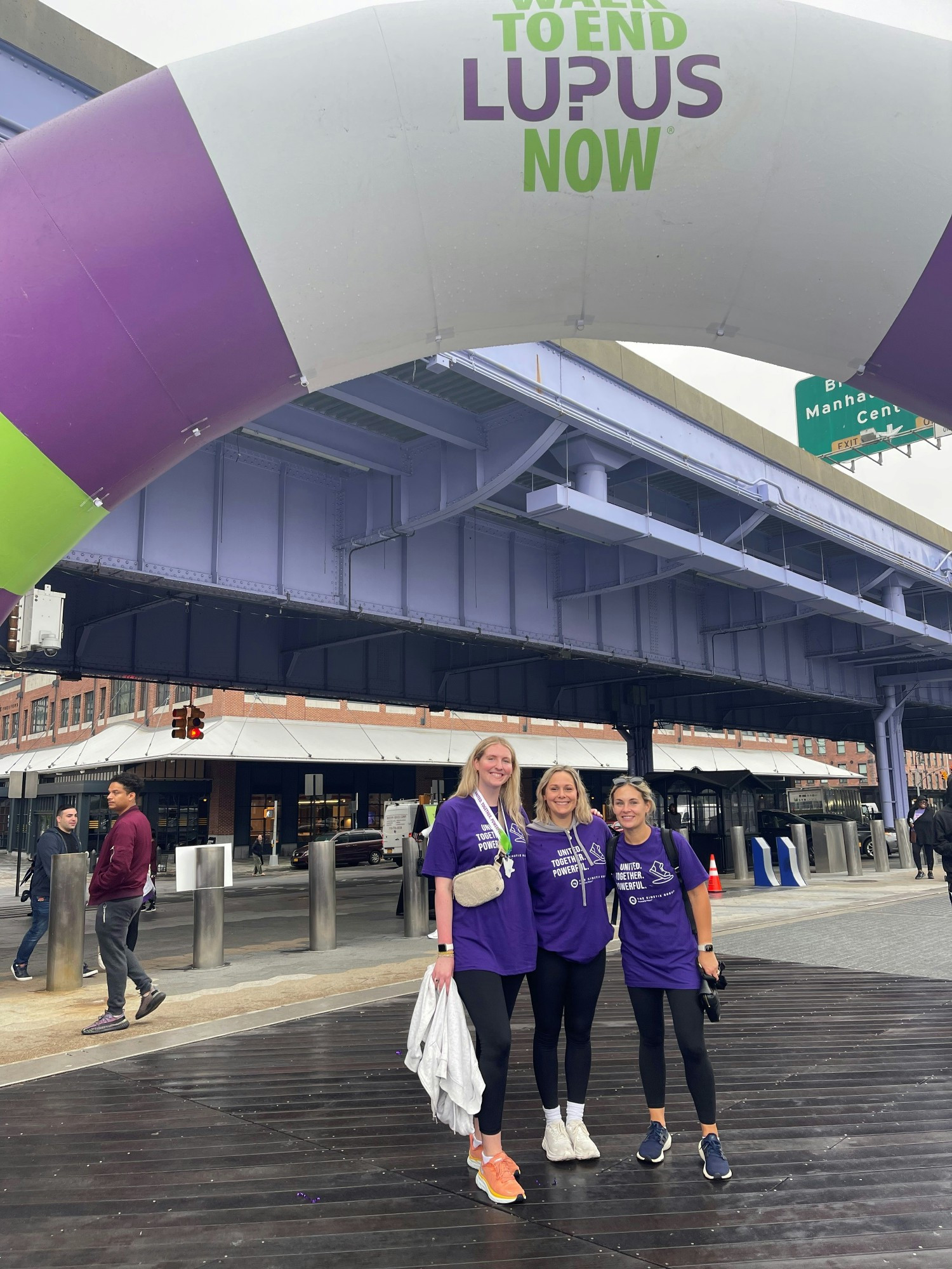 TKG is committed to serving our communities.  Here, team members are participating in the NYC Walk to End Lupus Now.