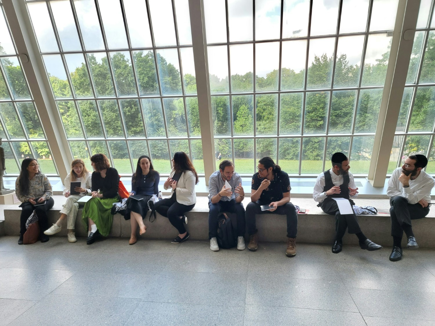 Our team enjoying a field trip to the MET museum. 