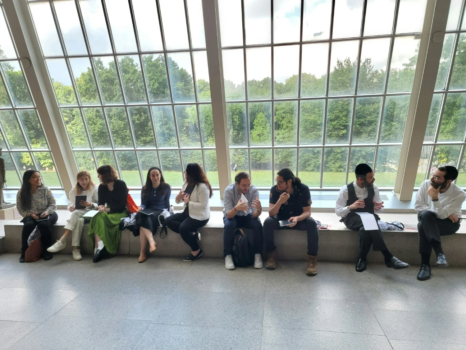 Our team enjoying a field trip to the MET museum. 