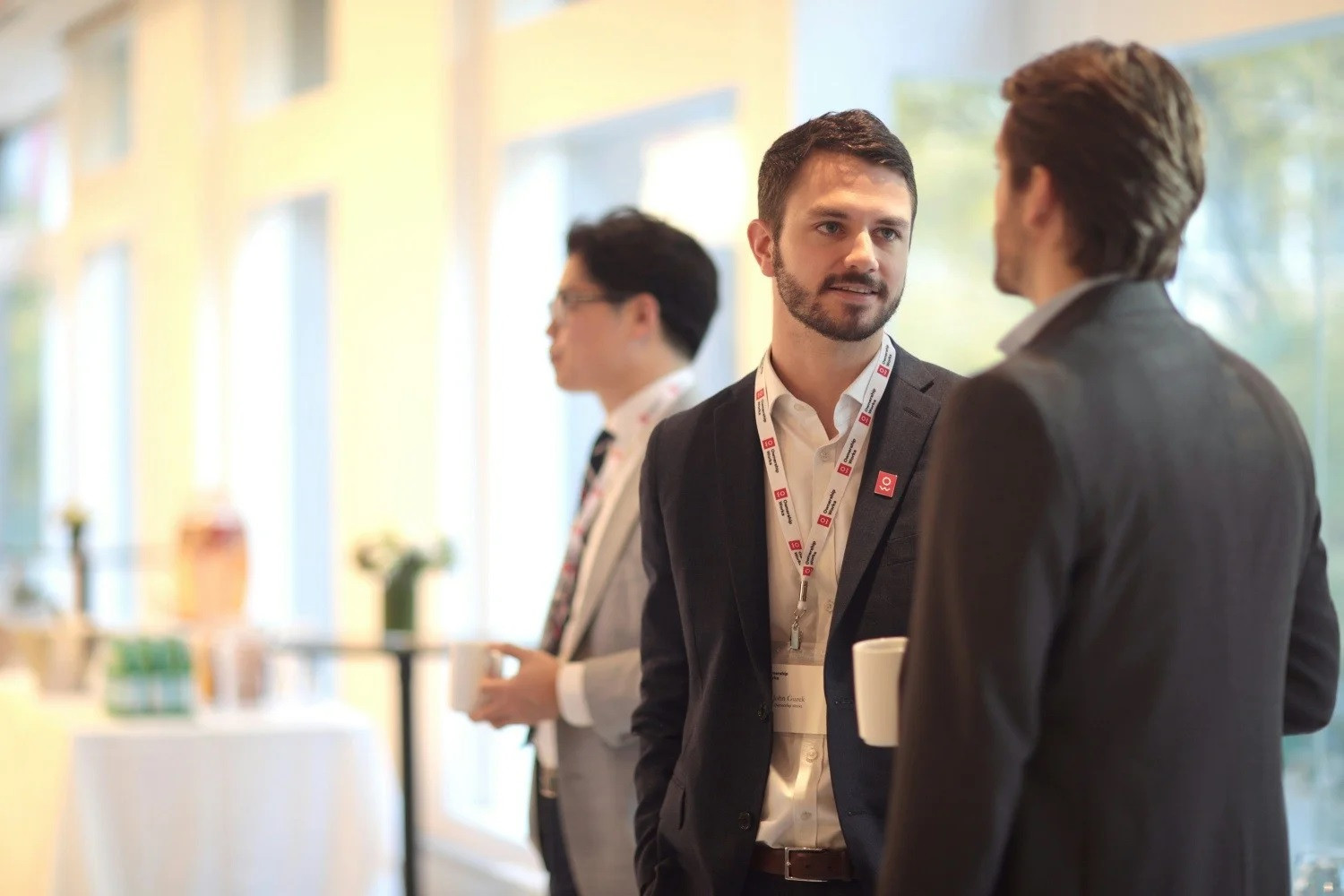 Employees taking advantage of the valuable networking opportunities at O.W. events. 