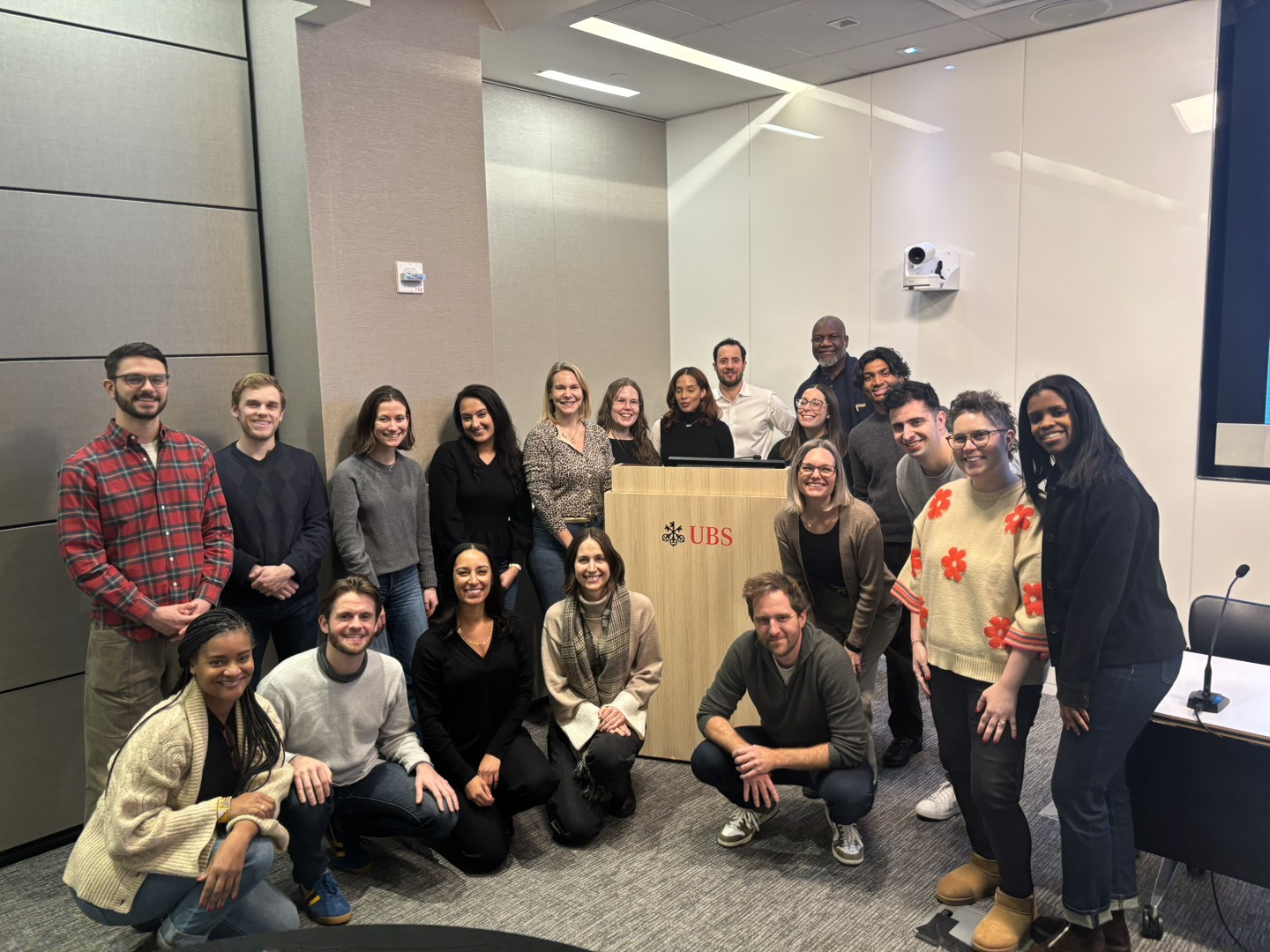 The O.W. team in its new office space in midtown Manhattan.