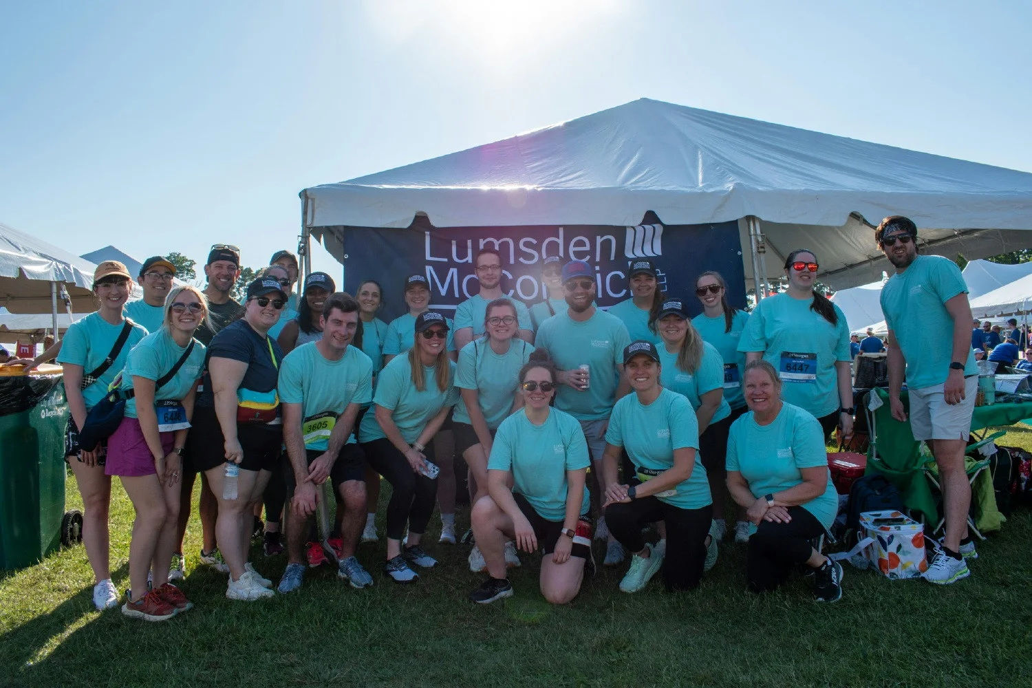 Team LM at the Corporate Challenge! 