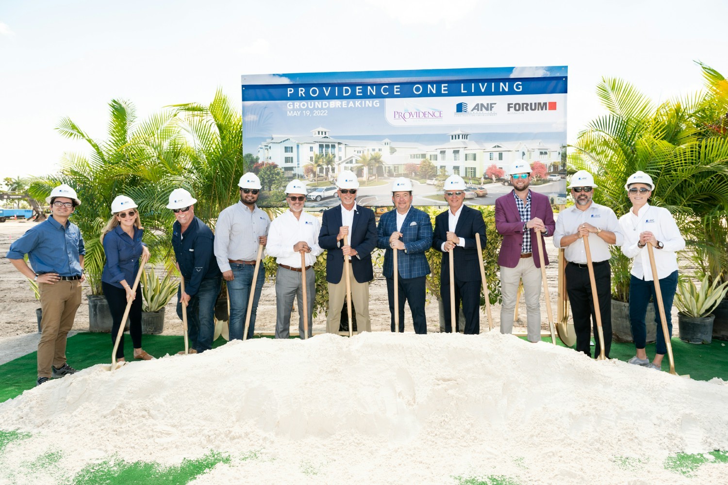 ANF team at the Providence One Groundbreaking in Pembroke Pines, FL