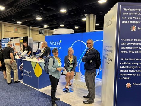 Vivos team members at the 36th annual meeting of the Associated Professional Sleep Societies (APSS) in Charlotte, NC