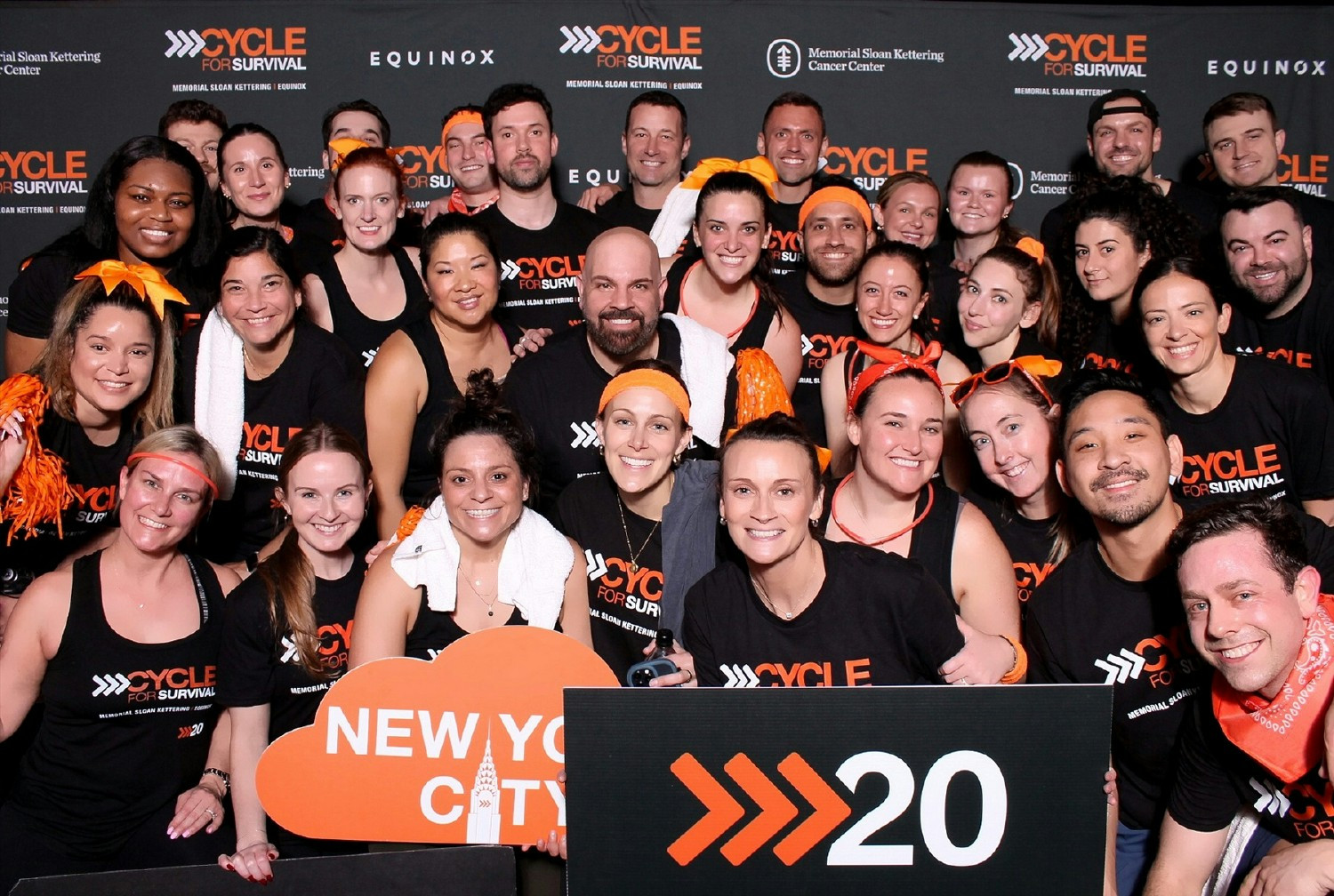 Participating in MSK's Cycle for Survival event for the second year in a row to raise money for Rare Cancer Research.