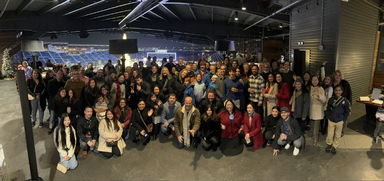 One of our favorite traditions, celebrating the holiday season with our work family at PayPal Stadium.