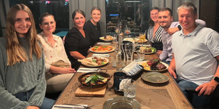 A few of our senior leaders visiting our Poland team in Krakow.