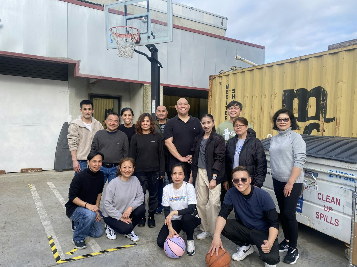 Rising to the challenge at the Basketball Department Competition!