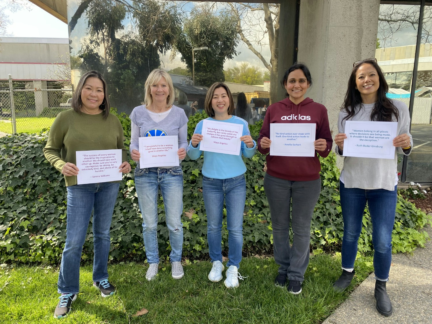Our employees celebrating Women's History Month by sharing their favorite quotes.