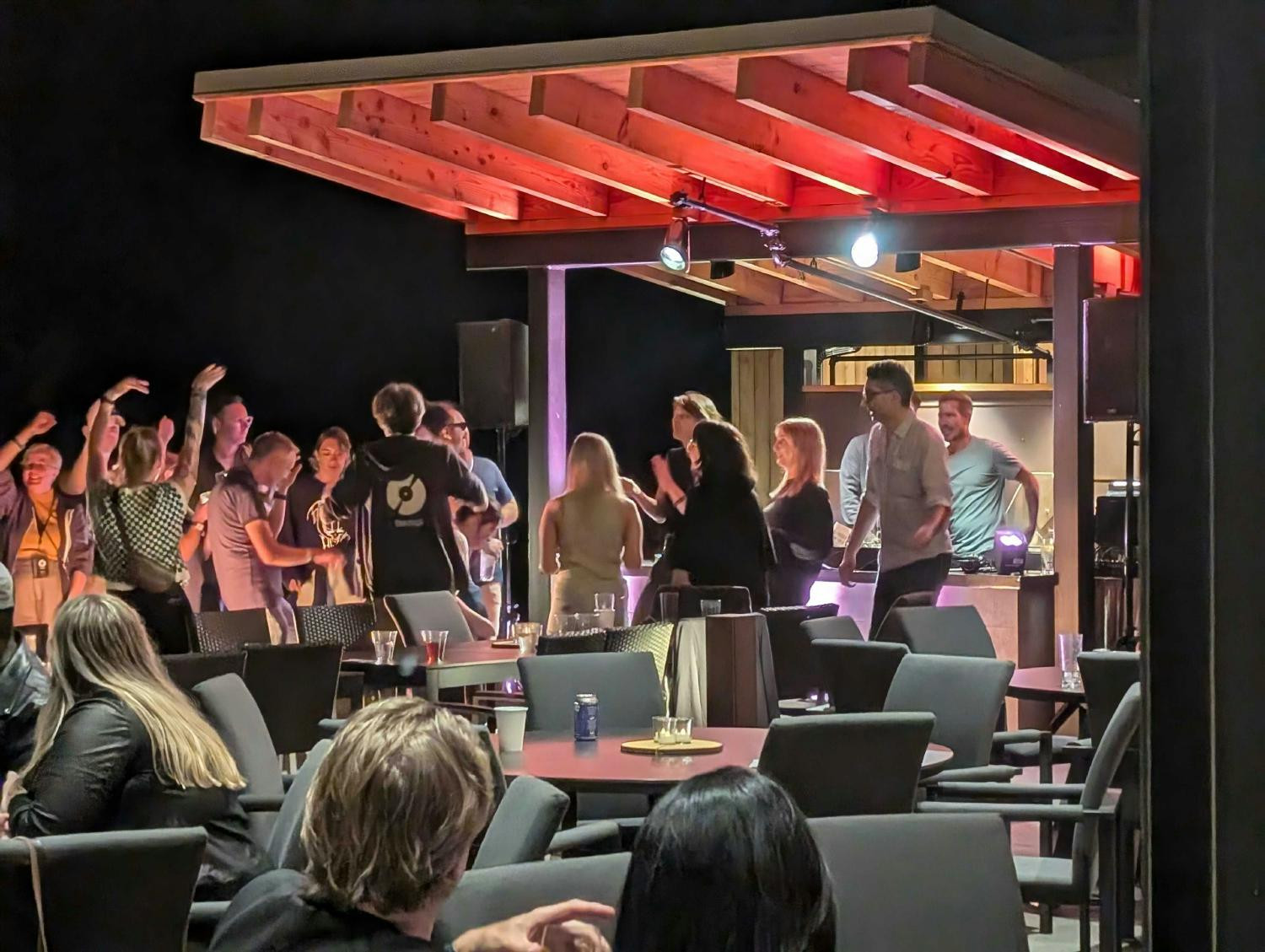 Dance party during our company retreat!