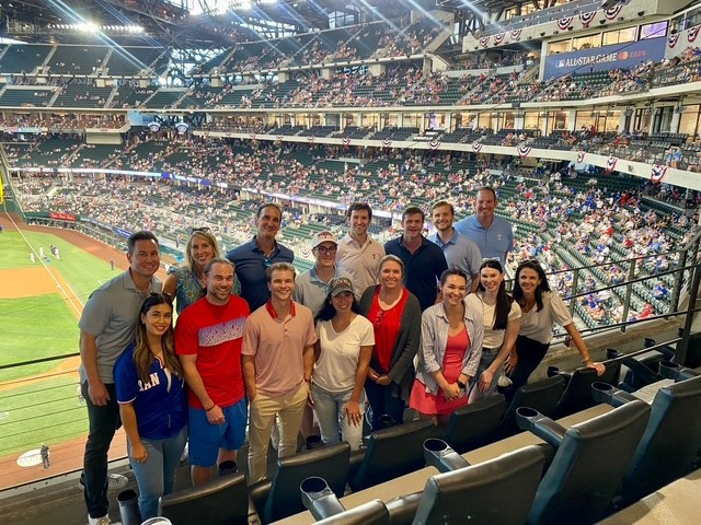 A fun night at the ballpark with our great team!