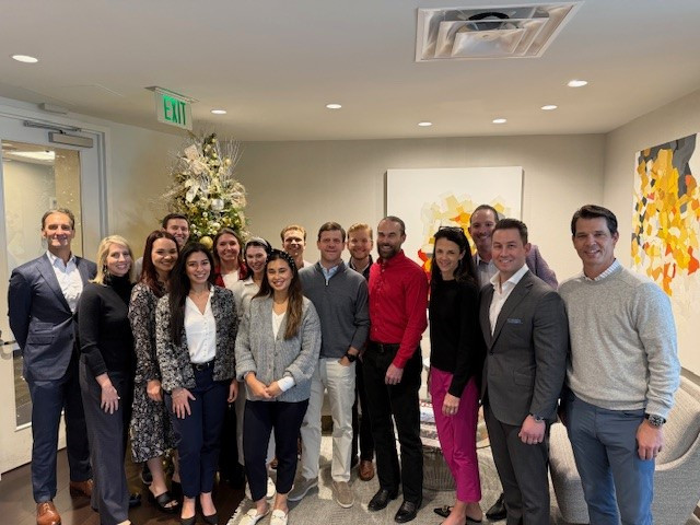 Our team has a wonderful time together during the holidays.