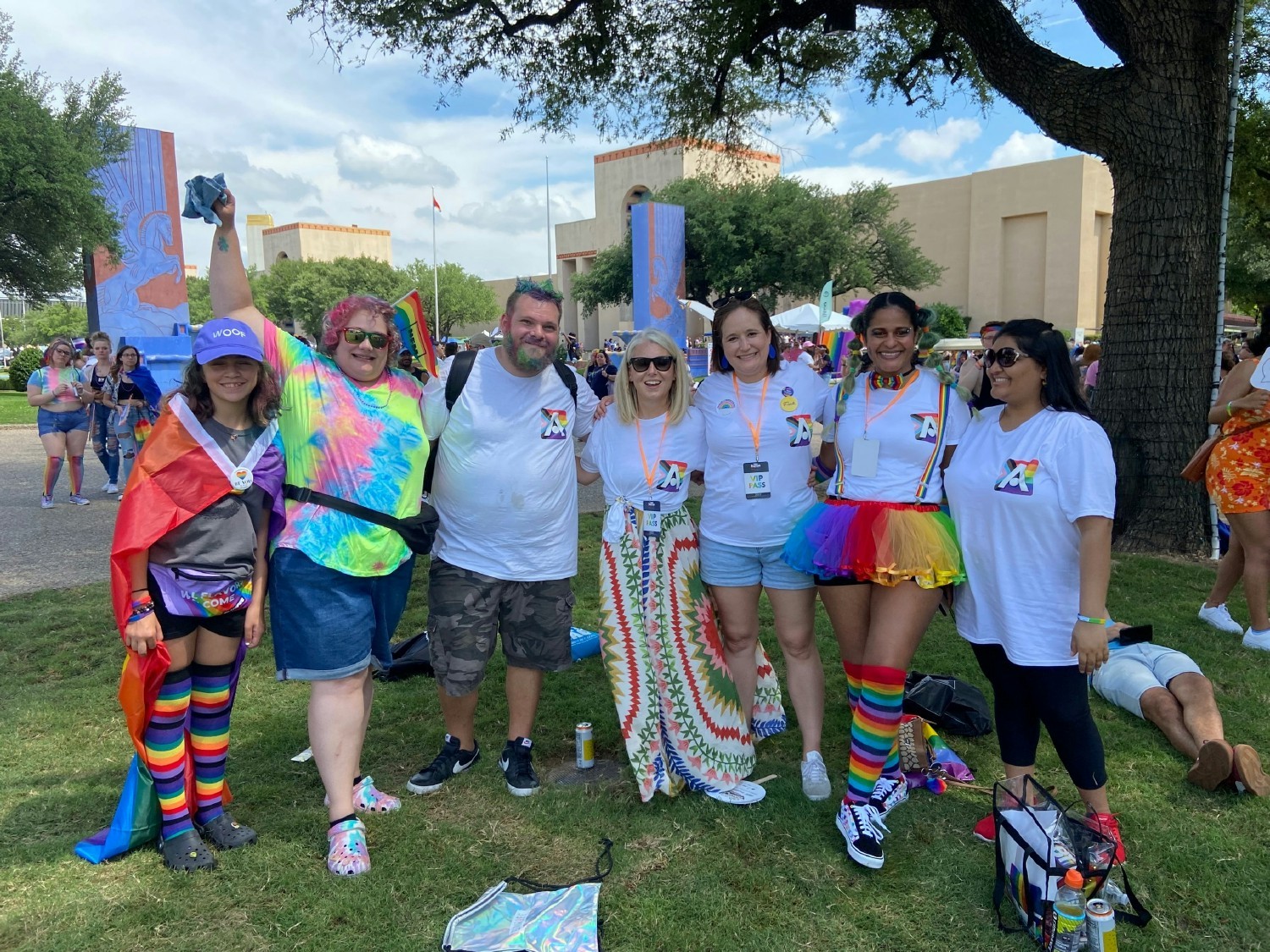 Allied Electronics & Automation employees attending Dallas Pride events in 2022