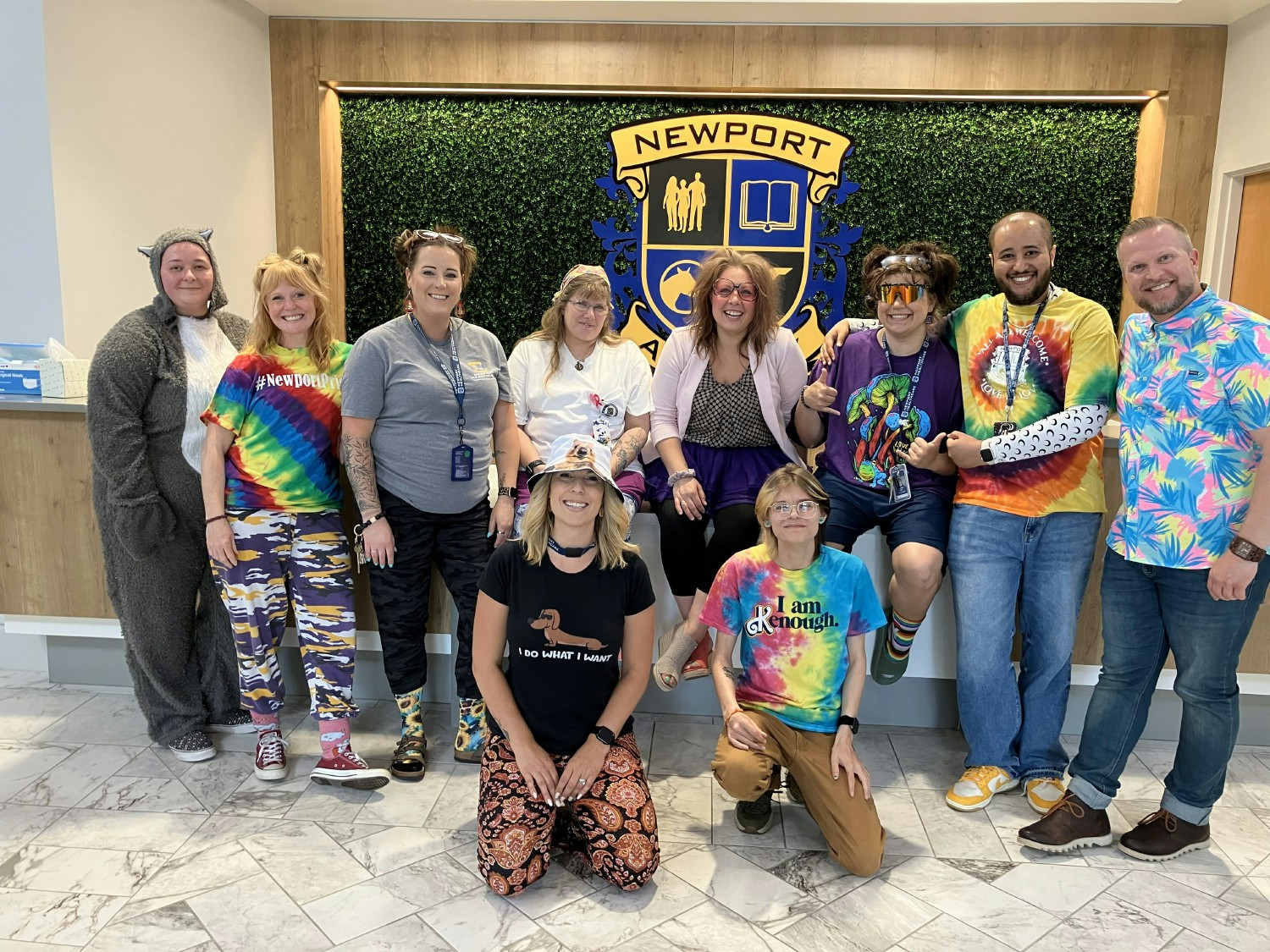 Spirit Weeks provide additional opportunities for Newport staff to engage and have fun.