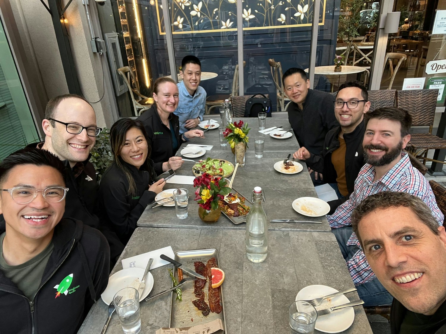 Product Team on a food tour