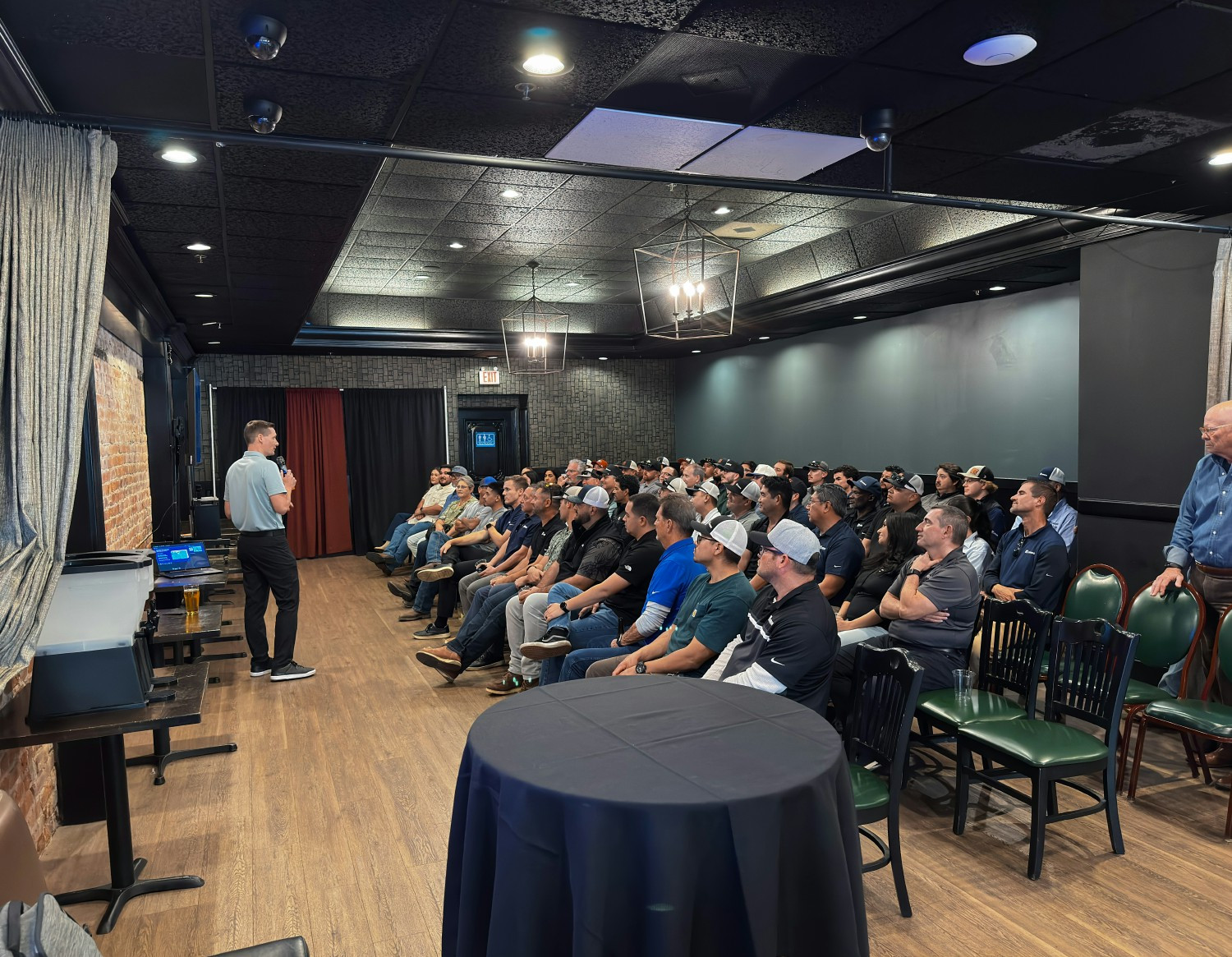 Town Hall - Team members come together for a meeting to hear updates directly from leadership