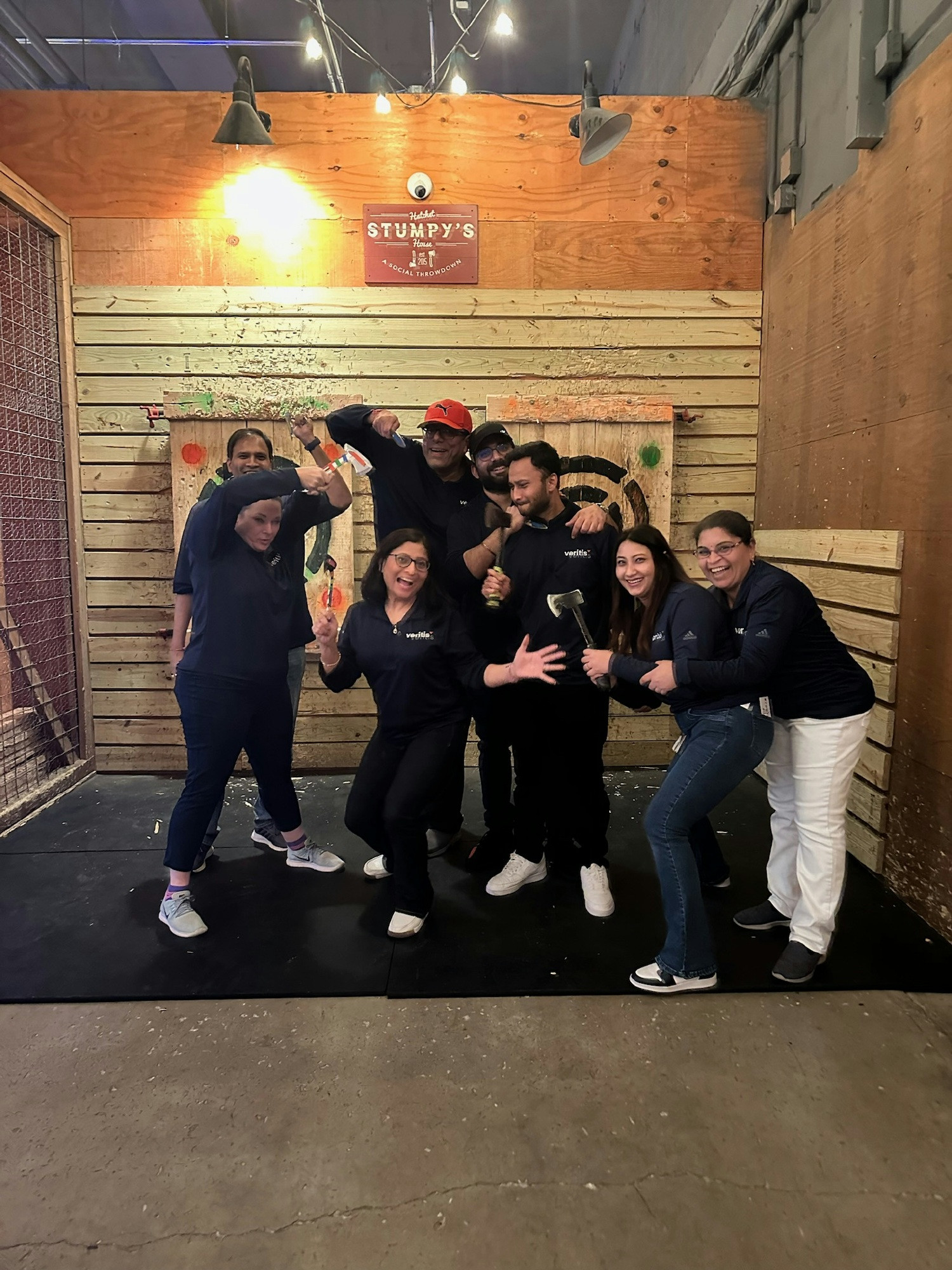 Some fun with team #Axe throwing