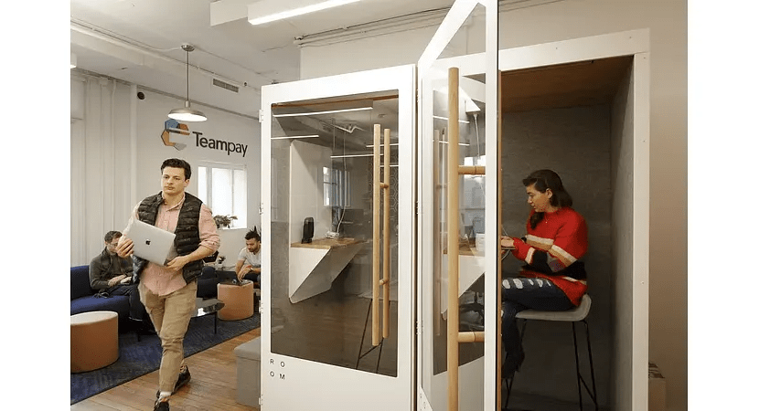 Teampay's physical office in New York City.