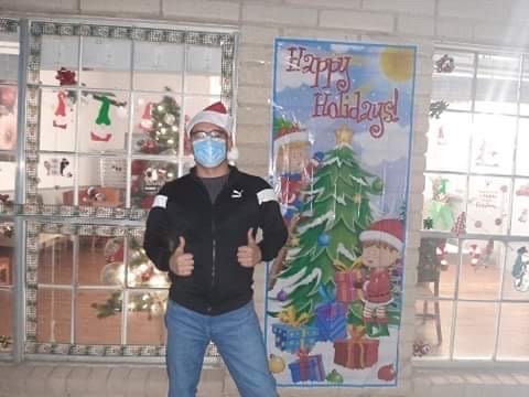 El Paso employees decorate at a local nursing home during COVID-19 to lift up the spirits of its residents