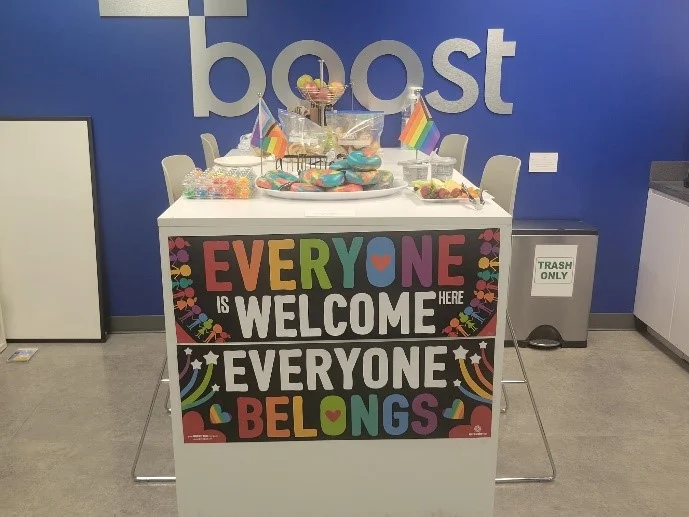 Celebrating Pride Month in the office, spreading the message of inclusion.