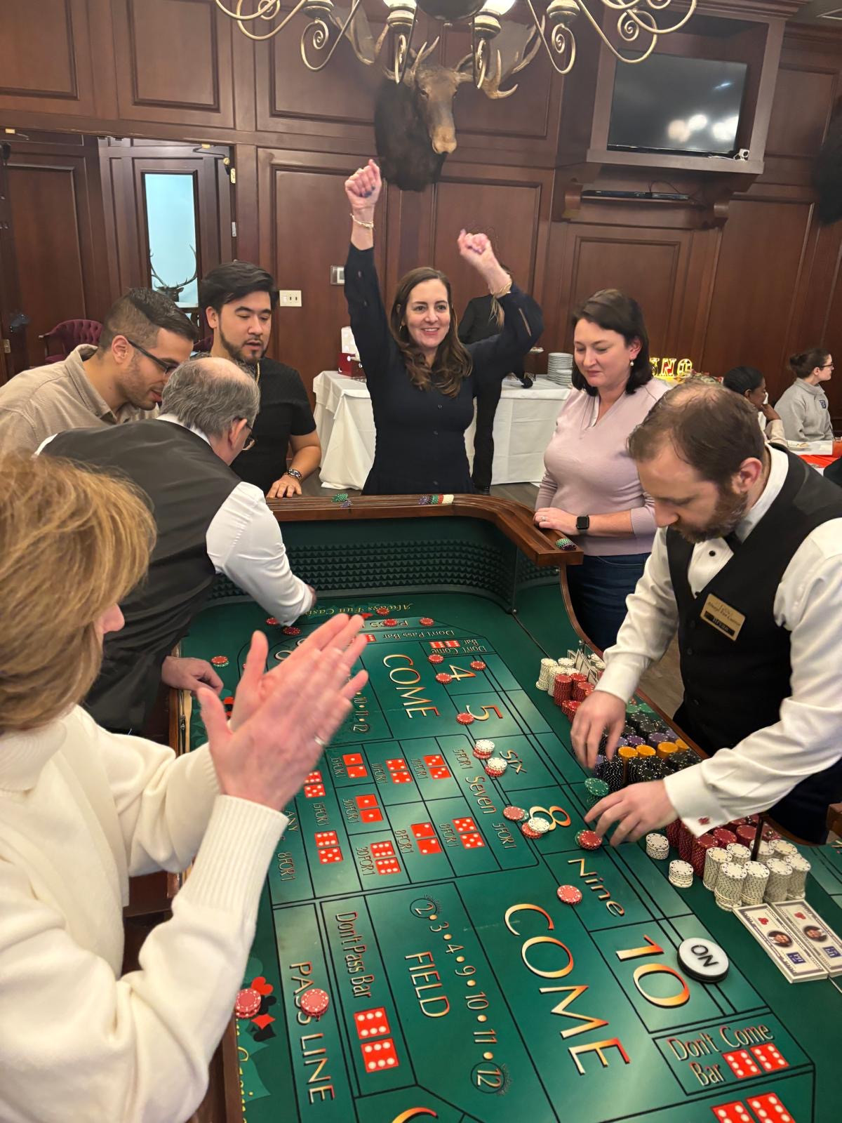 The PJI team takes part in a range of activities, including escape rooms, golf, casino nights, and more!