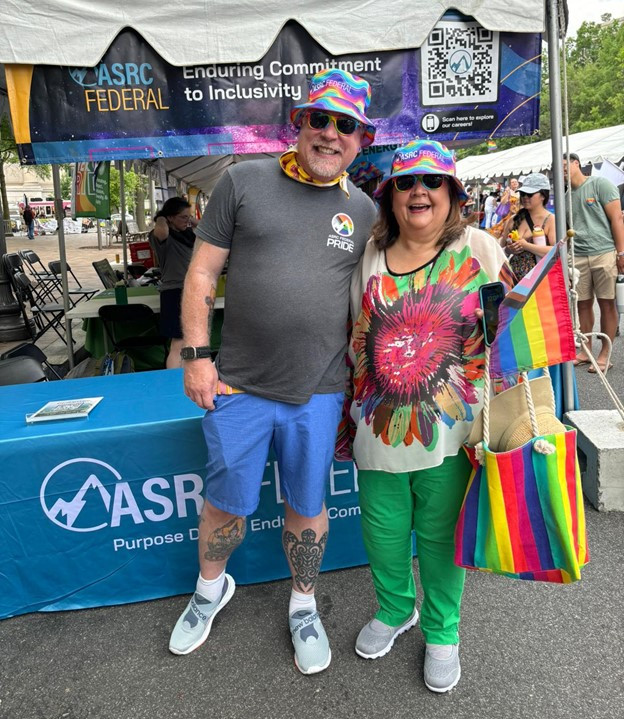 ASRC Federal’s PRIDE ERG at the Capital Pride events, celebrating our diverse and inclusive culture.