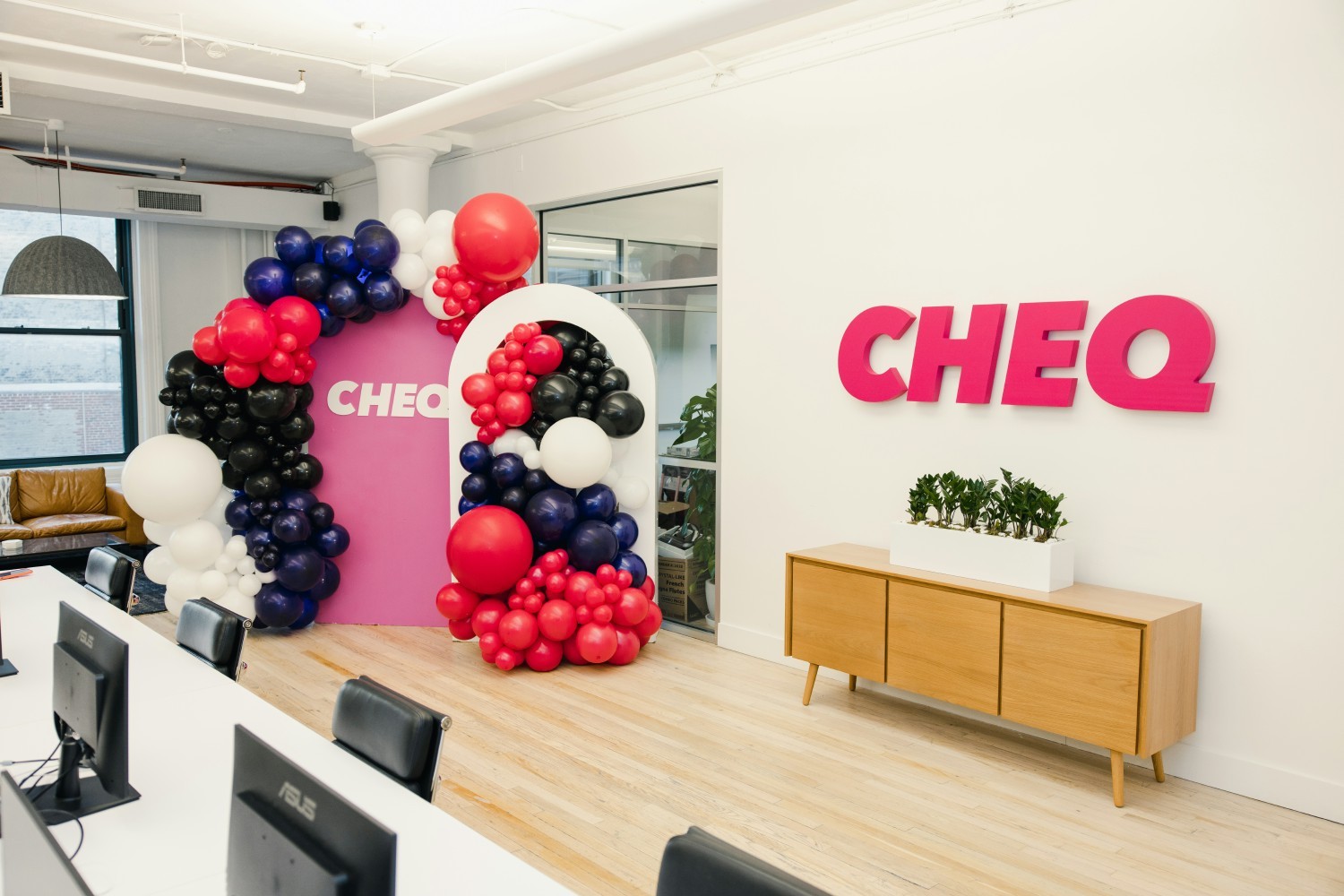 Entrance to the CHEQ office in NYC