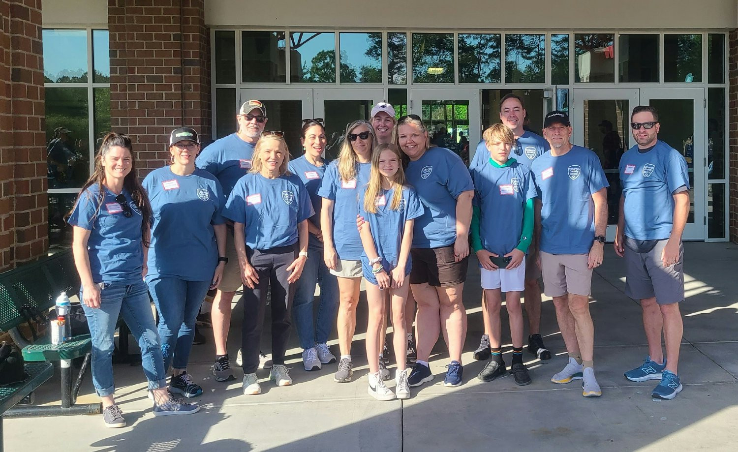 Charlotte Division team members volunteering with the Special Olympics
