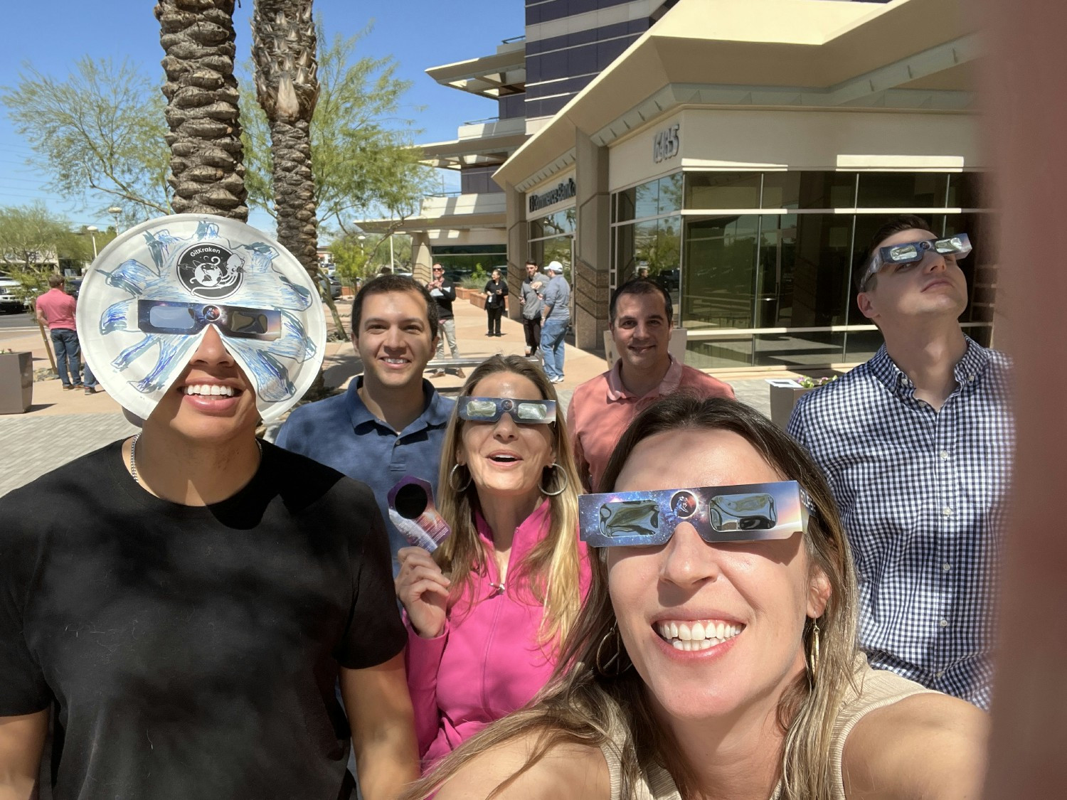 Our Scottsdale crew gearing up for the Eclipse watch party 