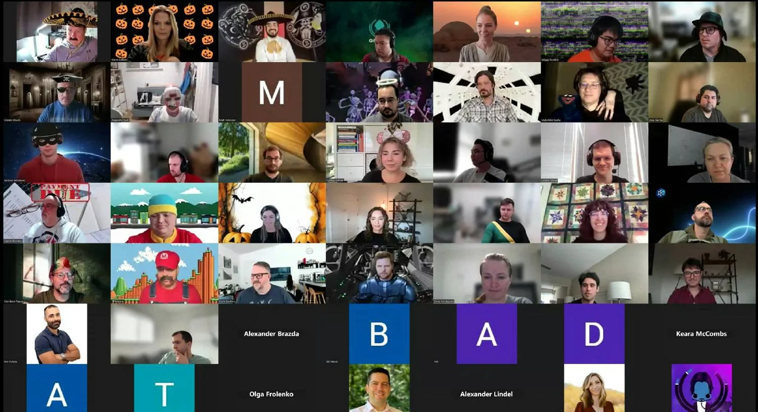The GitKraken crew showing off some great Halloween costumes at our all-hands meeting