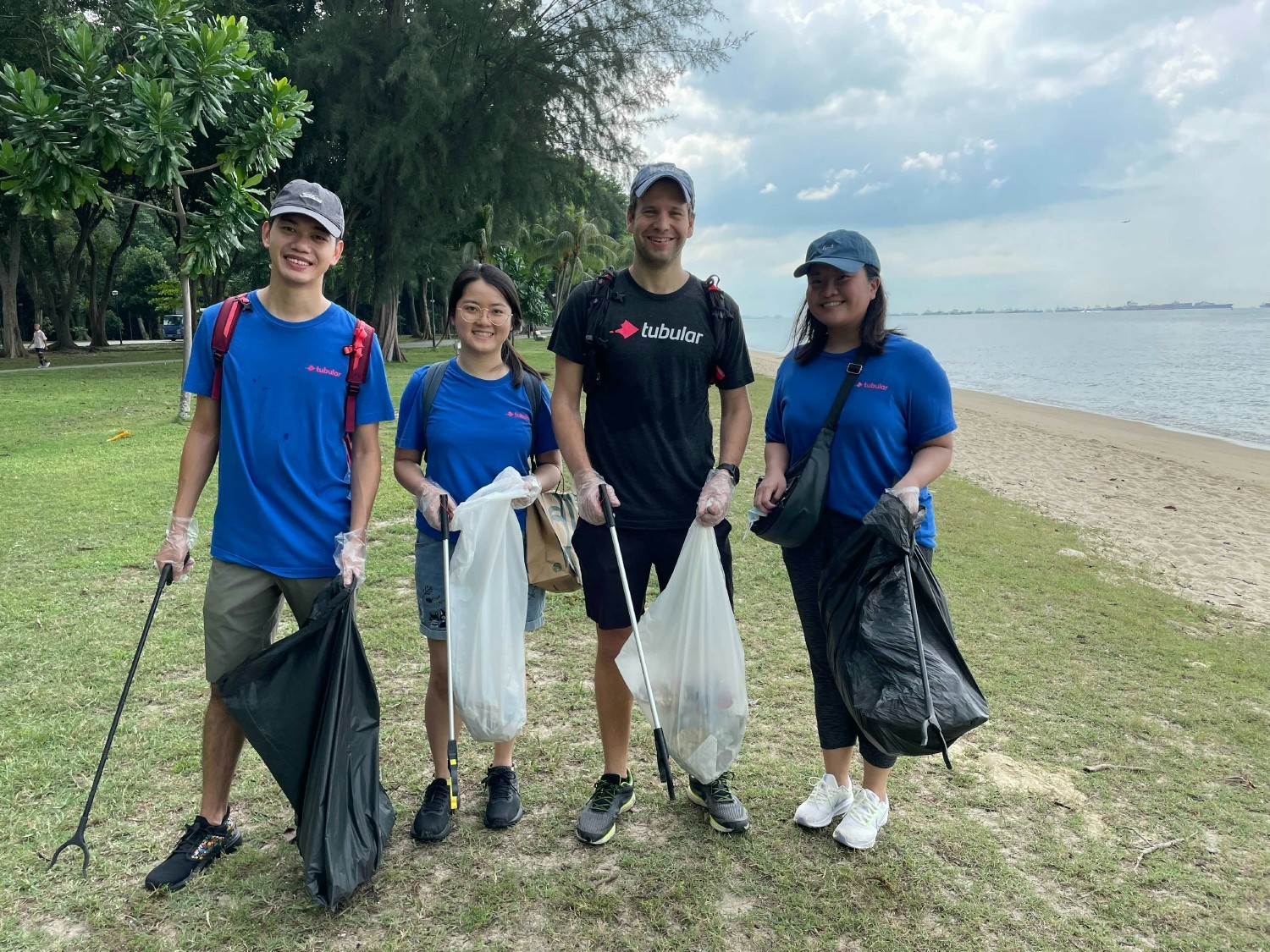 Team volunteering event in Singapore