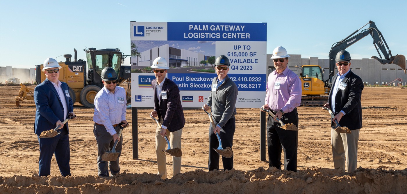 LPC commenced construction on its first project in Mesa, AZ   Palm Gateway Logistics Center.
