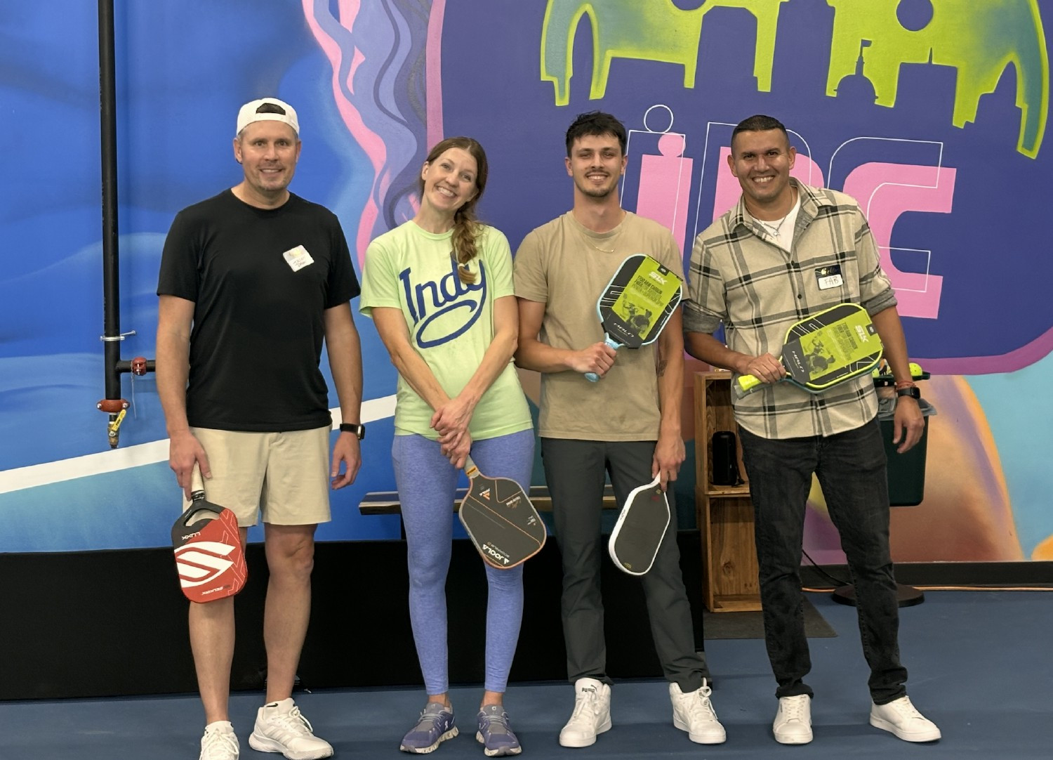 Happy Hour with out Indianapolis team at a local Pickleball Club