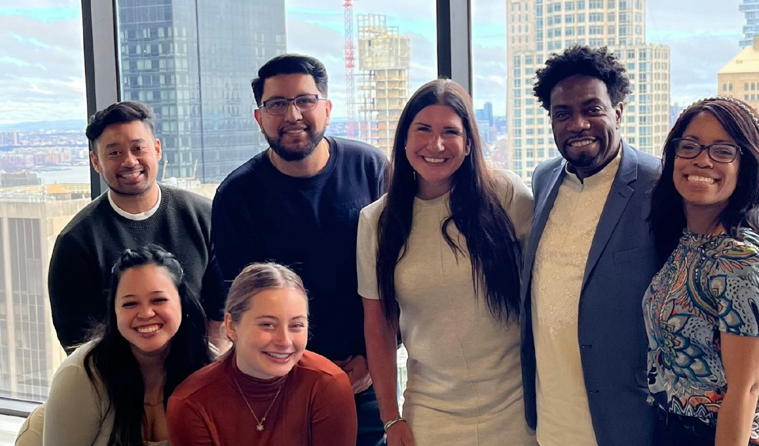 The EGAMI Team enjoying time at partner Zeno Group's office.