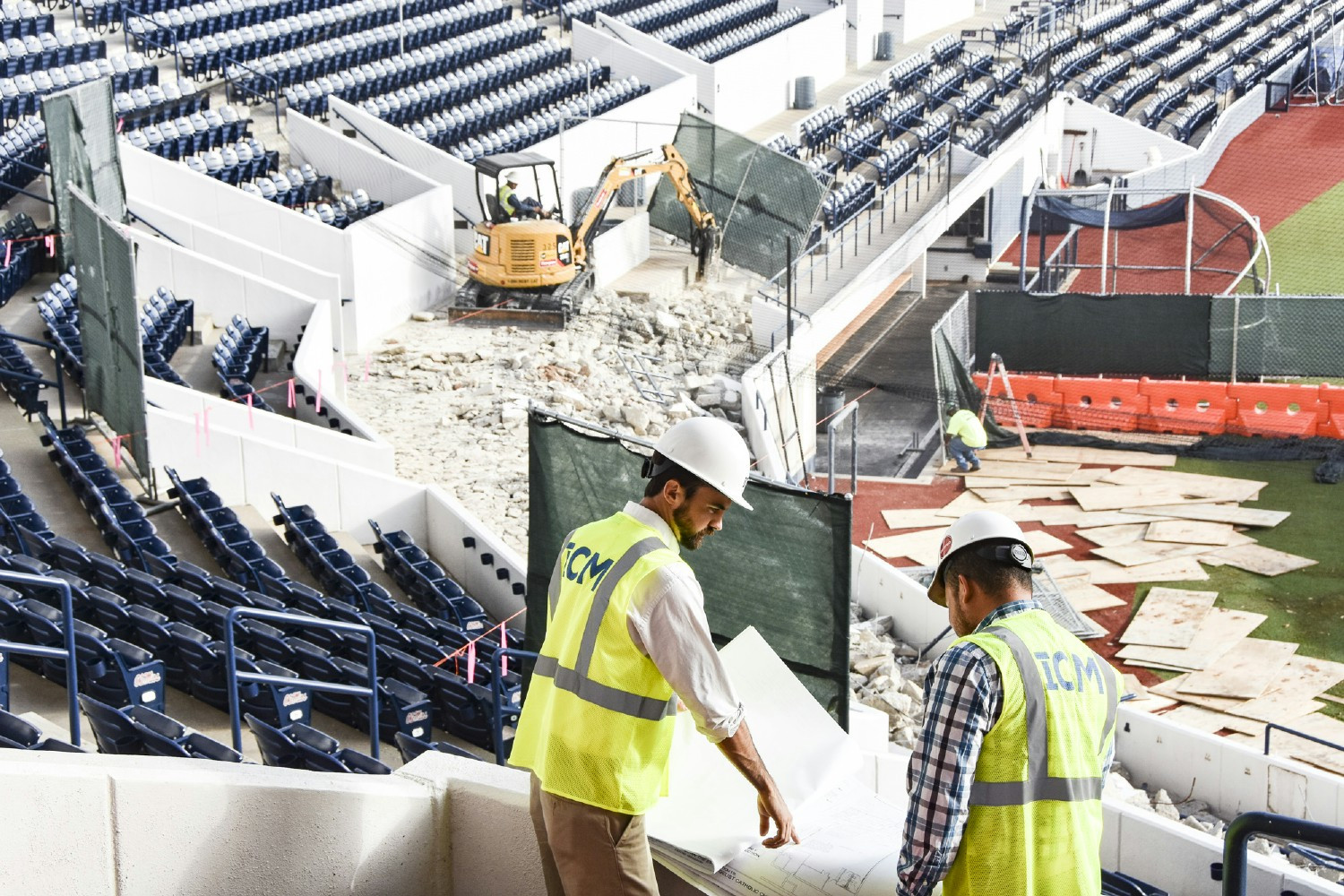 Project coordination on job site