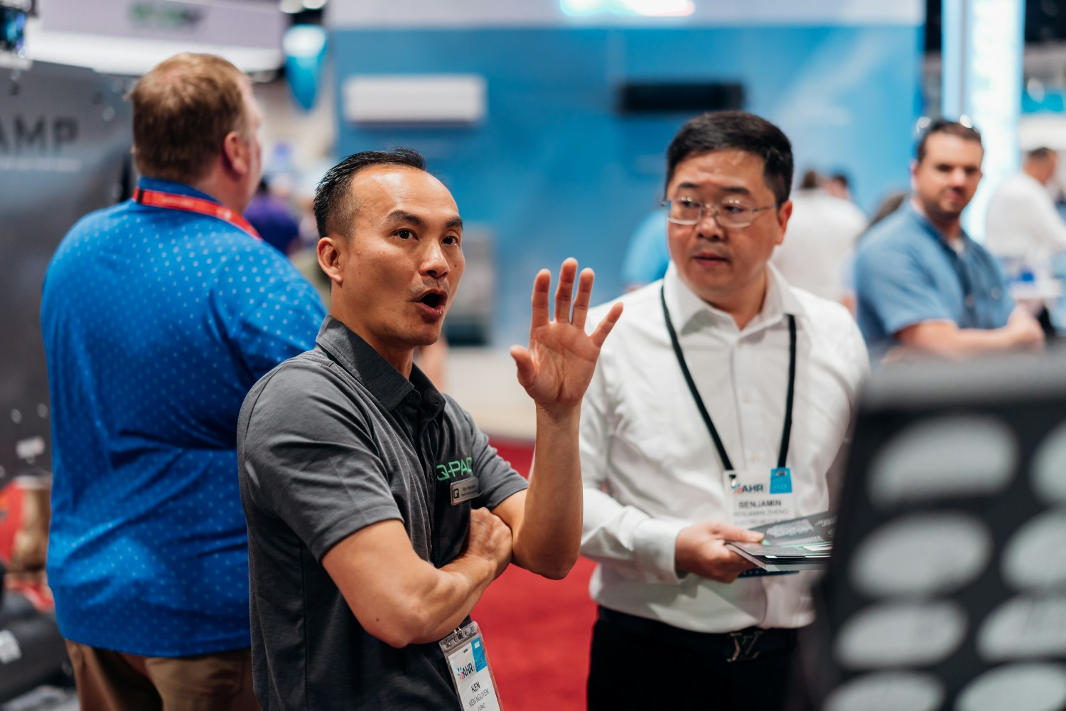 Our Research and Development Director, Ken Nguyen, sharing the vision for Q-PAC's future.