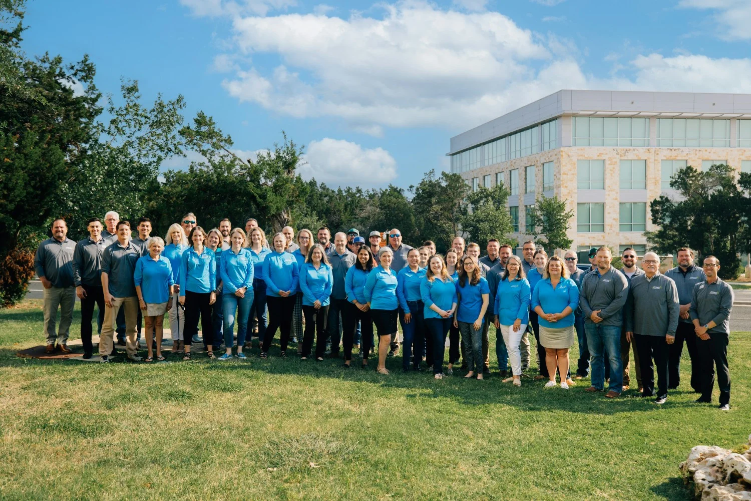 The Austin team comes together to mark our company's latest anniversary.