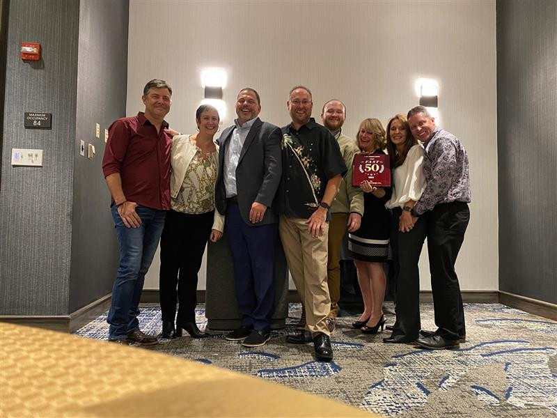 Company accepts Fast 50 Small Business Award