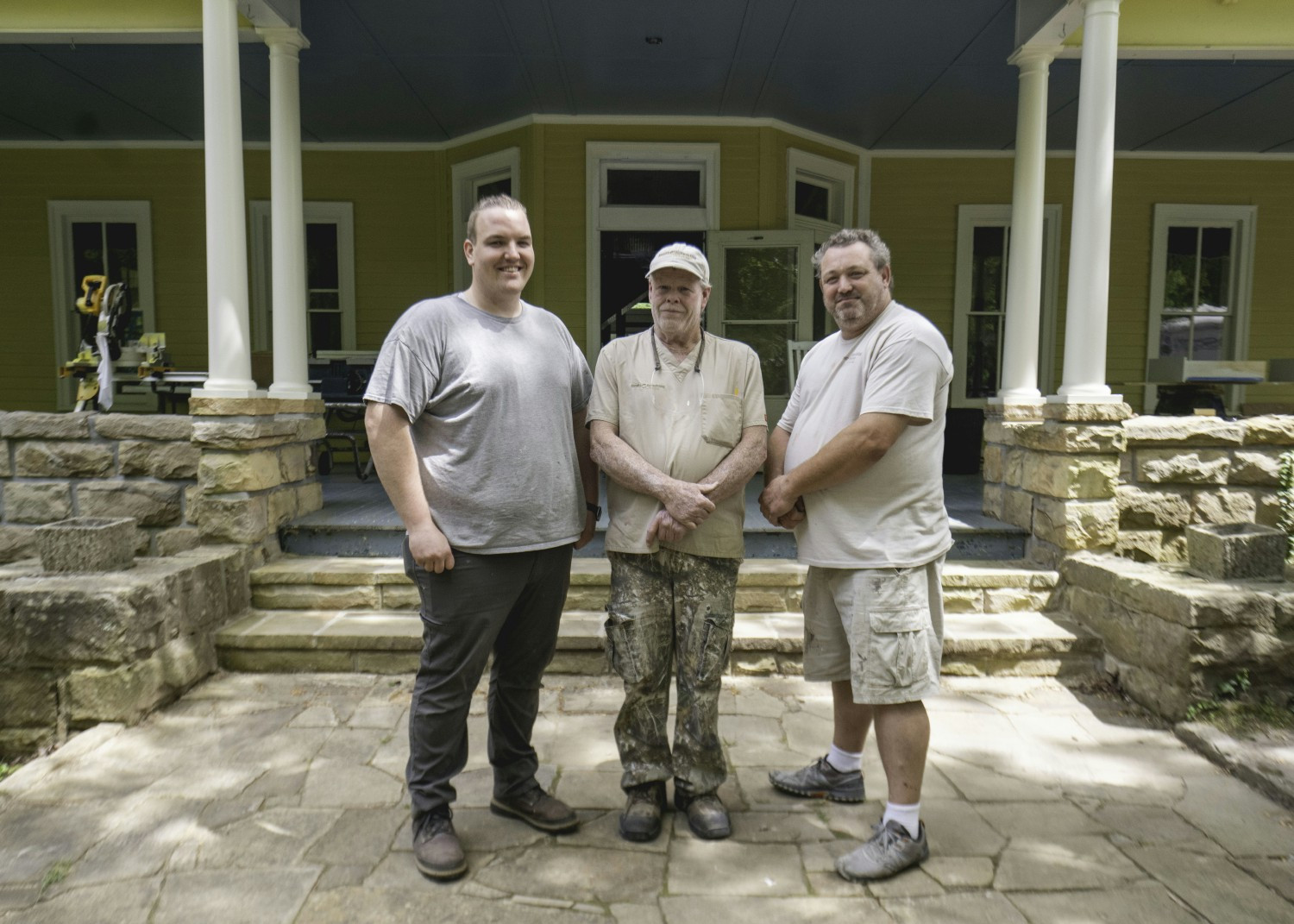 Core Team at Historic renovation project