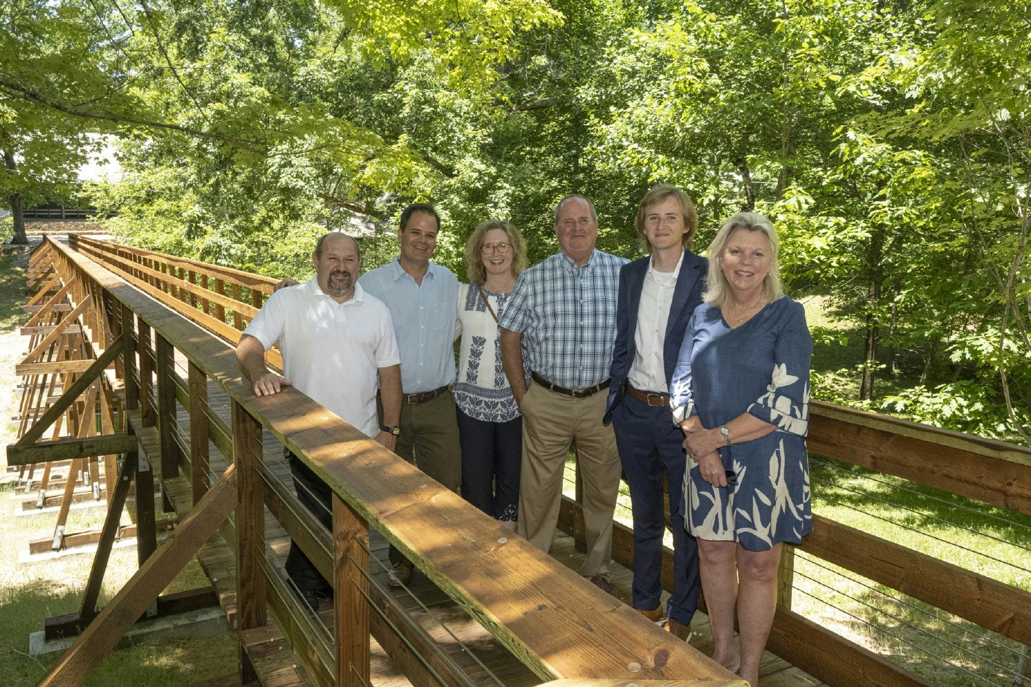2021 Monteagle Sunday School Pedestrian Bridge Dedication after our team completed the construction of this project. 