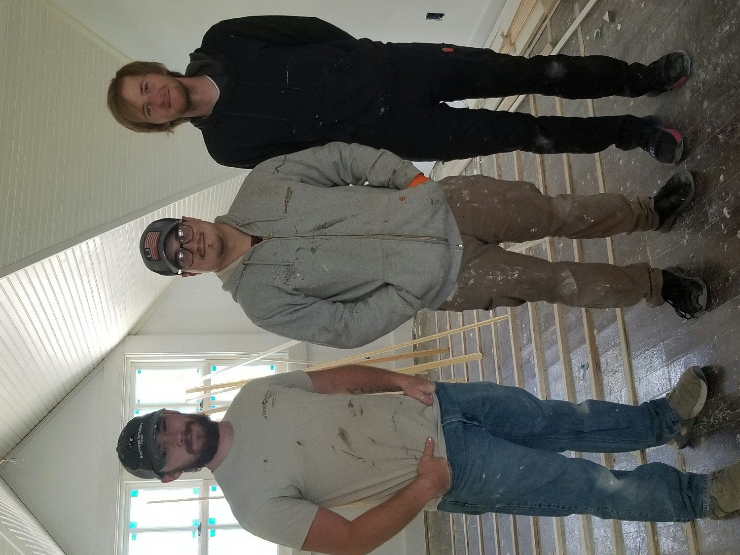 Core Team at Historic renovation project