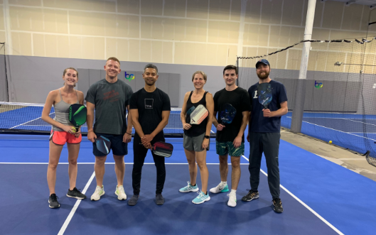Let's get competitive with team-building Pickleball.