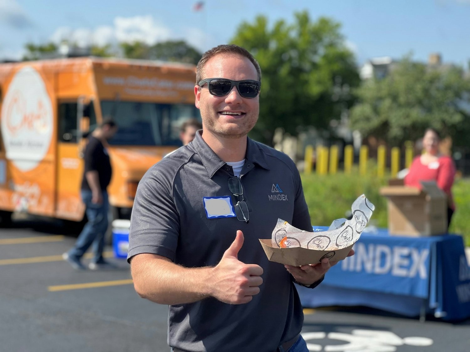 Celebrating Mindex as a certified GPTW, 2022, with a food truck and picnic!  
