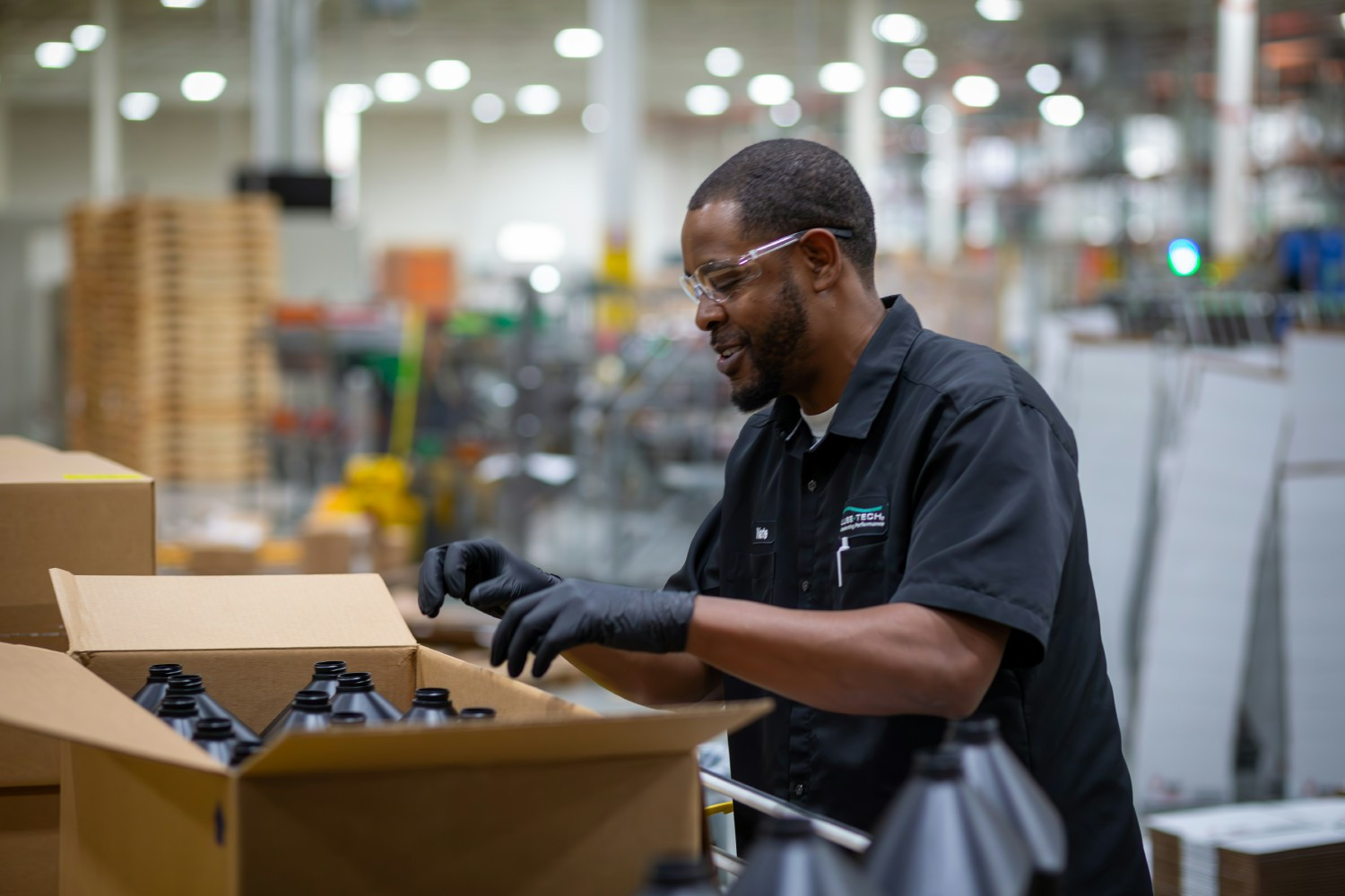 Our warehouse teammates keep the world in motion by producing and distributing our products