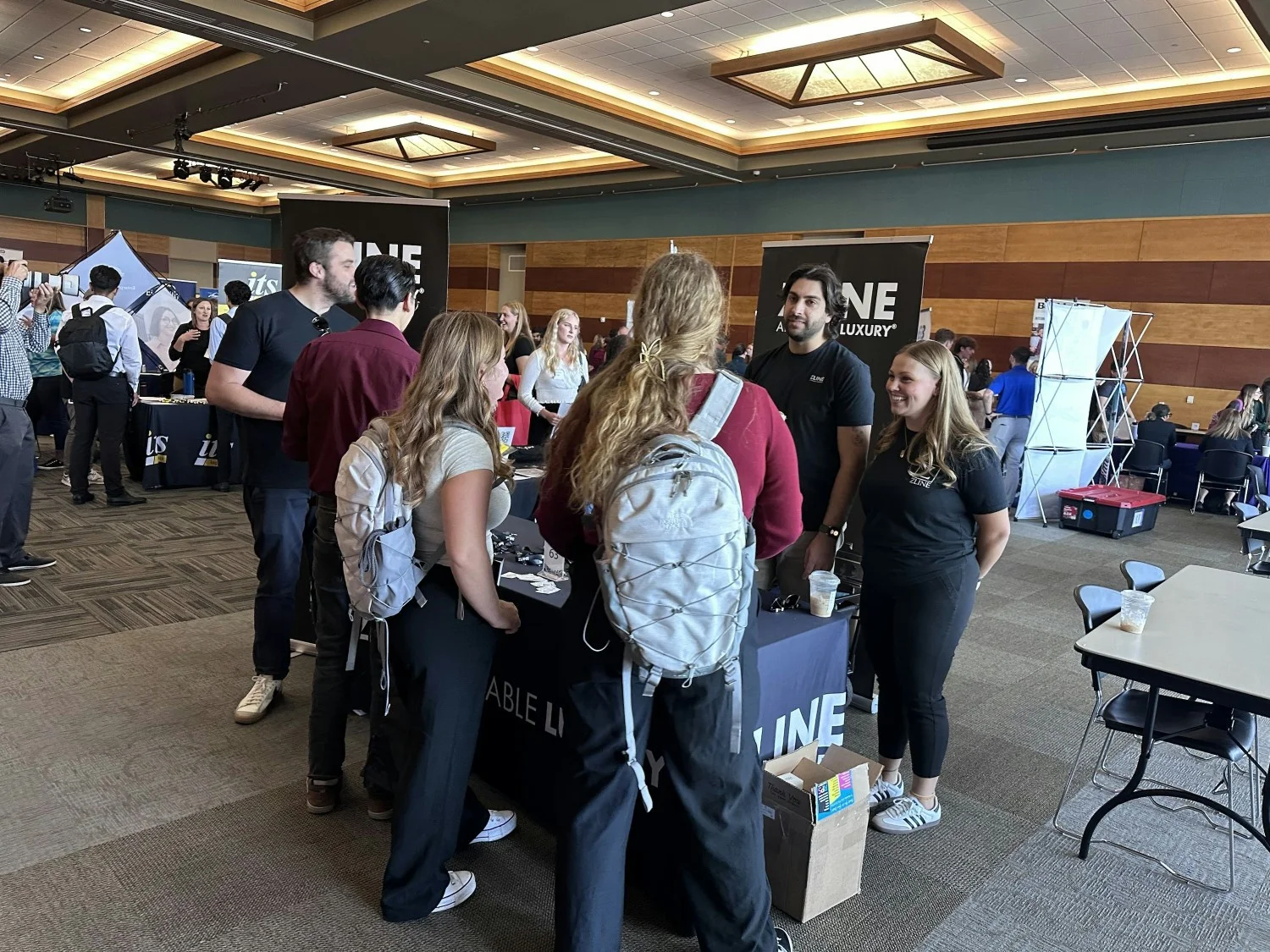 At ZLINE, we prioritize recruiting local talent by participating in events like the University of Nevada Career Fairs.