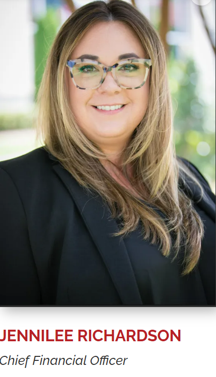 Jennilee Richardson, CFO